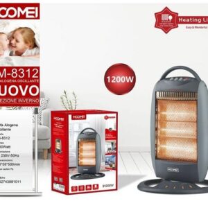 Stufa Alogena oscillante 1200w